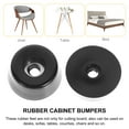 thumbnail image 4 of Miangastore Cabinet Rubber Bumpers Black 50Pcs 0.9In, 4 of 8