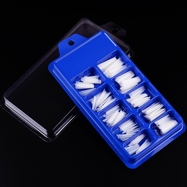 100 Unids / caja Uñas Postizas Estilo Vaquero Punta Plana Bailarina Manicura DIY Salón Uñas Art MABOTO Punta de uñas