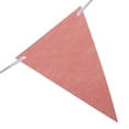 thumbnail image 3 of Banderas Banderines de Tela de Arpillera de Imitación Triángulo para Casamiento Rosa, 3 of 7