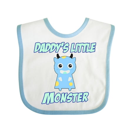 

Inktastic Daddys Little Monster Gift Baby Boy or Baby Girl Bib