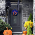 thumbnail image 4 of Panneau de Sorcière d'Halloween en Bois, Rond pour Décoration Extérieure de Fête à la Maison, 4 of 5