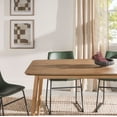 thumbnail image 4 of Walker Edison 59" Mid-Century Tapered Leg Dining Table, English Ash, 4 of 15