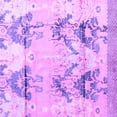 thumbnail image 1 of Ahgly Company Indoor Square Abstract Purple Modern Area Rugs, 3' Square, 1 of 4