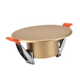 thumbnail image 3 of Tnarru Ceiling Hole Cover Plate Decorative Panel Home Improvement Compact Round with Buckle Recessed Light Trim for Ceiling Openings gold, 3 of 8
