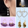 thumbnail image 5 of Lancharmed Silver Plated Earrings for Womens Trendy,60Pc Ear Hook Earring Gift for Sister, 5 of 7