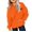 Orange, variant on Mercatoo Girls Sweatshirt Personalized Print Casual Pattern Sweatshirt Comfortable Long Sleeve Teen Pullover Hoodies Girls