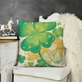 thumbnail image 2 of YINGXI ST Patricks Day Hat Throw Pillow Covers, Decorations for Sofa Couch 20x20in, 2 of 5