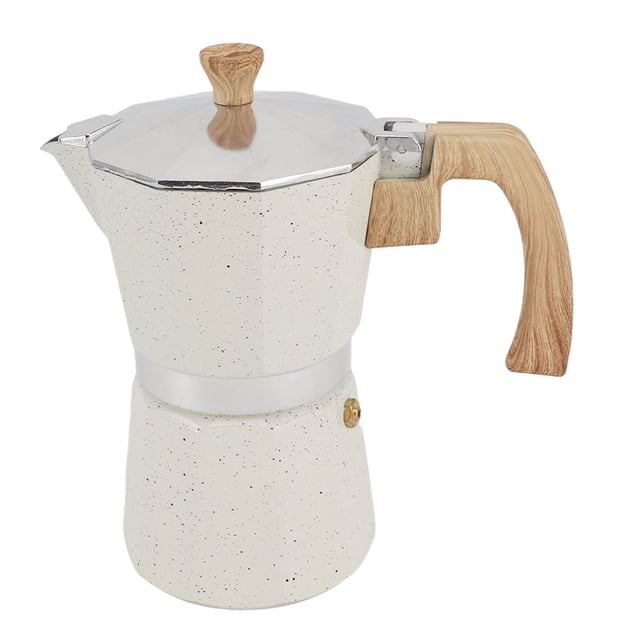 6 Cup Moka Pot - Classic Italian Design, Easy Operation, Preserves Flavors, 300ml Capacity, Classic Italian Mocha Pot For 6 Cups