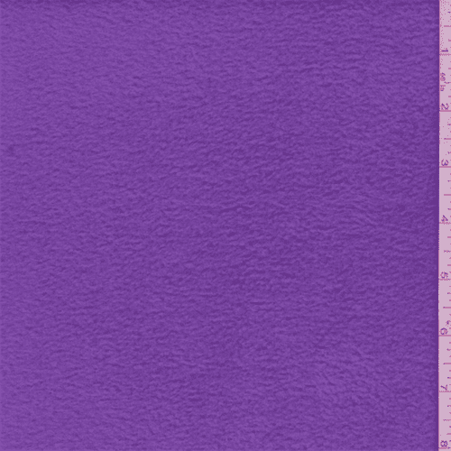 Lilac Purple Polyester Fleece, Fabric By the Yard