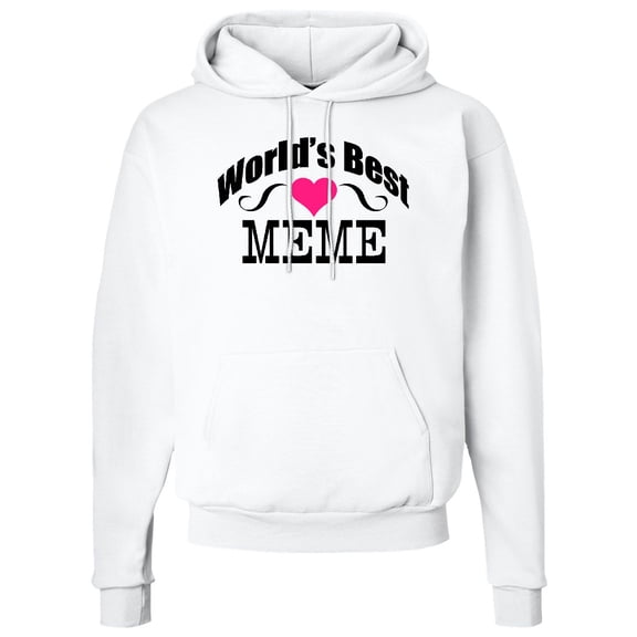Inktastic World's Best Meme Adult Hoodie Sweatshirt