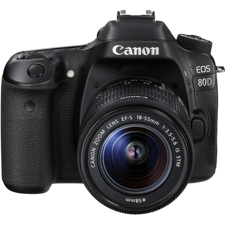 Canon EOS80DKIT EOS 80D DSLR with 18-55mm Lens - Walmart.com