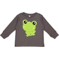 thumbnail image 3 of Inktastic Cute Frog, Little Frog, Baby Frog, Green Frog Boys or Girls Long Sleeve Toddler T-Shirt, 3 of 5
