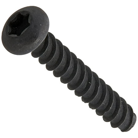 

Steel Thread Rolling Screw for Plastic Black Oxide Finish Pan Head Star Drive #4-20 Thread Size 5/16 Length (Pack of 100)