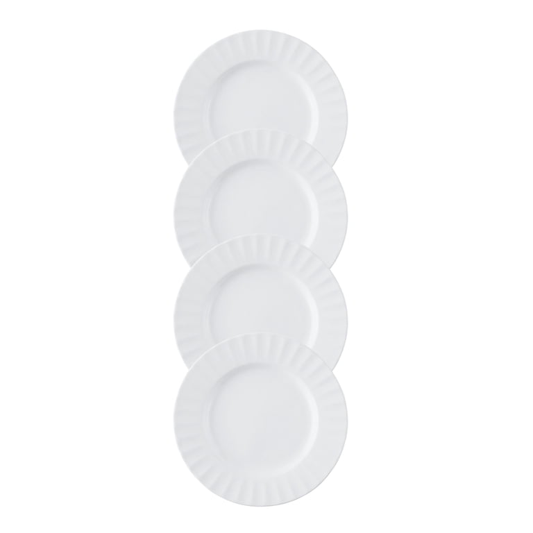 Fluted Stoneware Dinnerware Set, 12-Piece photo 4