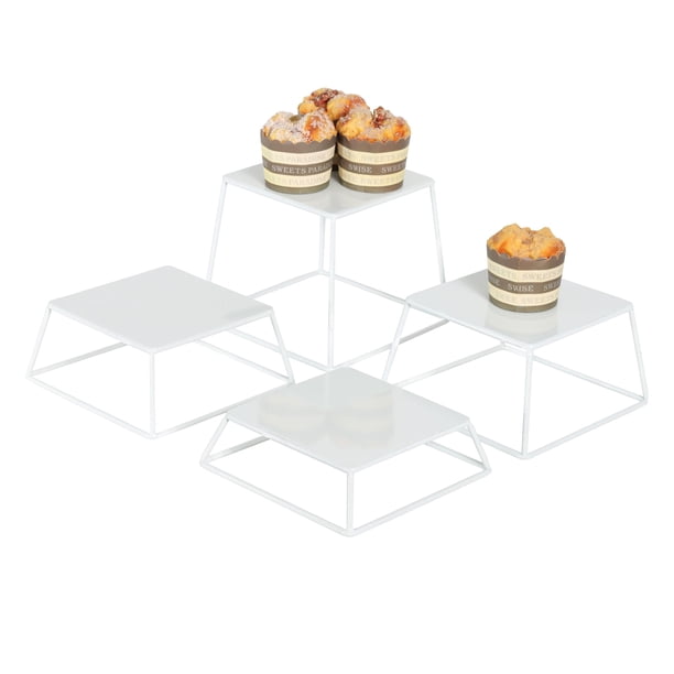 Set de 4 soportes para mesa de postres YFEEN, expositores de comida