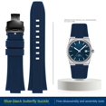 thumbnail image 3 of Correa de reloj deportiva de silicona resistente al agua de 24 mm y 11 mm para Tissot 1853 Super player PRX T137.210.11.35, correa de reloj de goma, interfaz masculina, 3 of 5