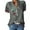 Grey, variant on Womens Tops Loose Casual Zipper V-Neck Tops Tee Blouse T-shirt Women's Plus Size Tops for Women