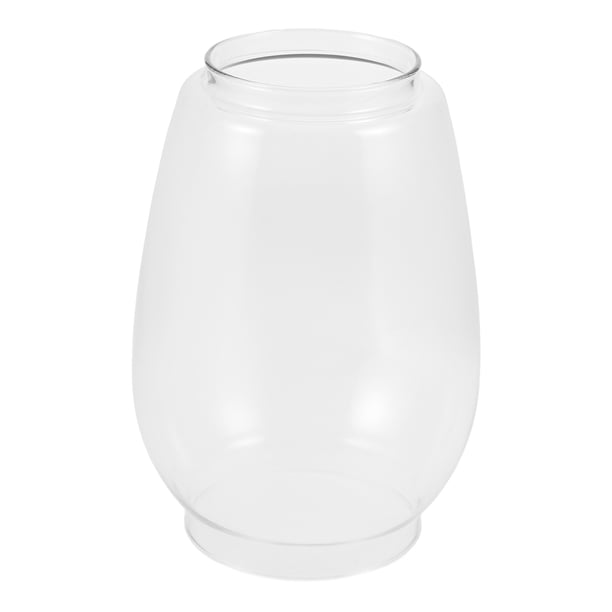 GAXIRE Lámpara de aceite, chimenea, lámpara de huracán, vidrio de repuesto, globo de vidrio, lámpara de aceite, farol de granero, pantalla para lámpara de queroseno.