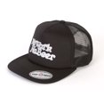 thumbnail image 2 of Sin trabajo Sin cerveza gorro de Trucker - Fuente blanca Trucker Hats Sombrero del camionero, 2 of 2