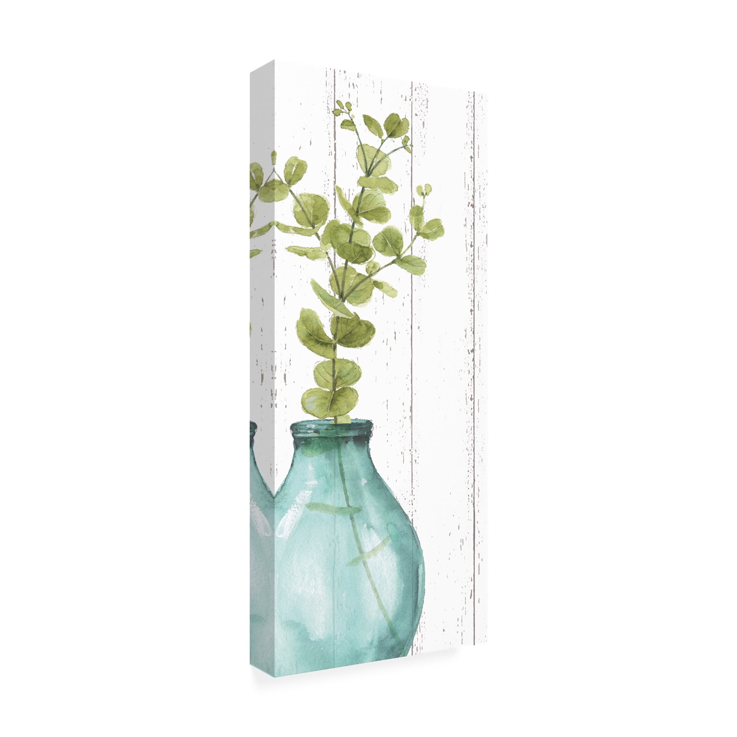 Trademark Fine Art 'Mixed Greens LXXXV Shiplap' Canvas Art by Lisa Audit