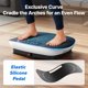 thumbnail image 2 of Plataforma vibratoria MERACH CV30 curva con contador de calorías LED, 2 of 8