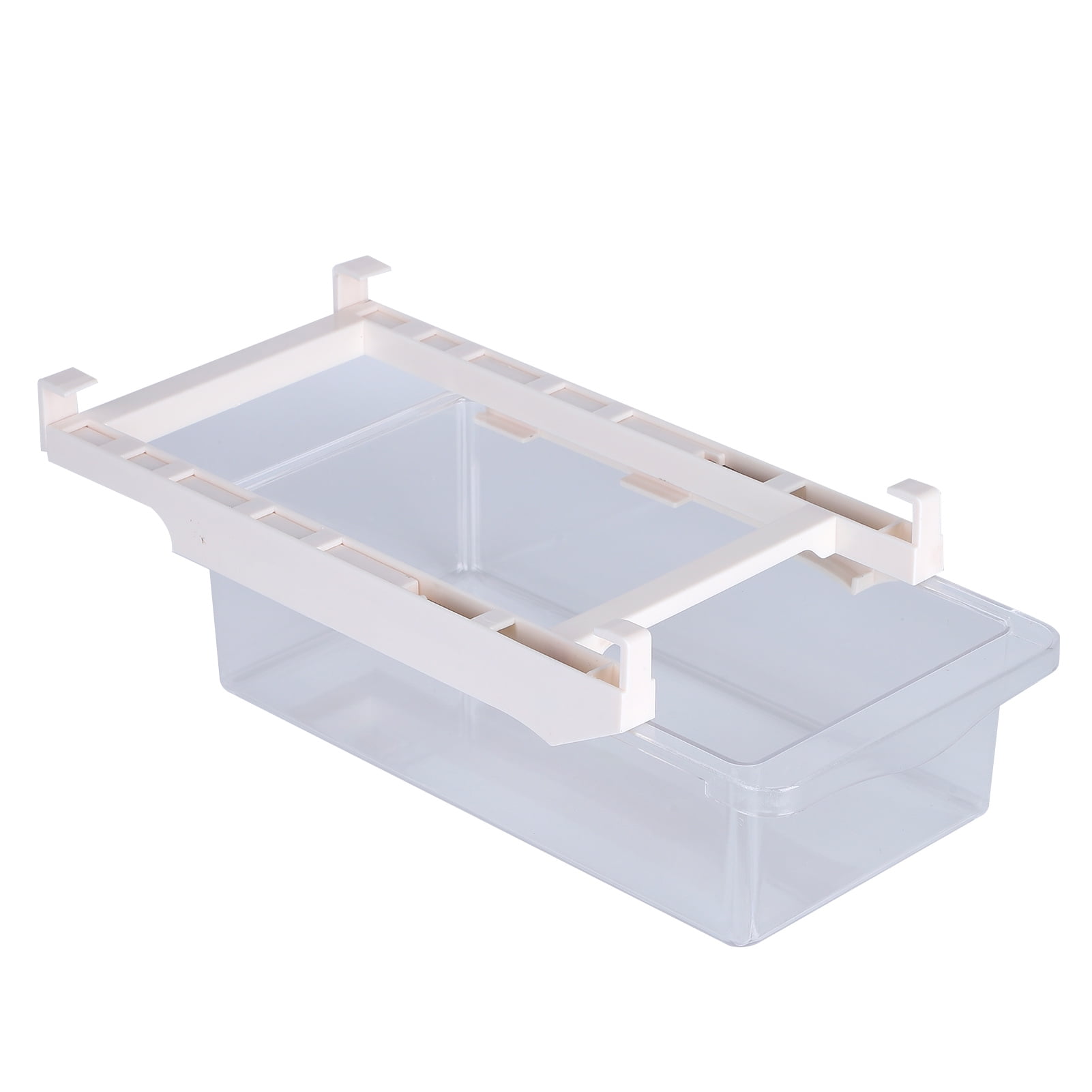 Nieyigj Universal Pull Out Refrigerator Storage Box for Dumplings and Eggs, Adjustable Small Fridge Organizer Drawer, ABS Material, 11.4 inches / 29 cm