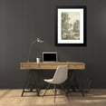 thumbnail image 4 of Dirk Versteegh 18x24 Black Modern Framed Museum Art Print Titled - Arcadian Forest Landscape with a Waterfall, a Bridge and Three Young Men (1780), 4 of 5