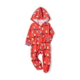 thumbnail image 6 of Family Matching Jumpsuit Pajamas, Fairy Light Printed Family Sleepwear, Christmas Front Zipper Nightwear, 6 of 10