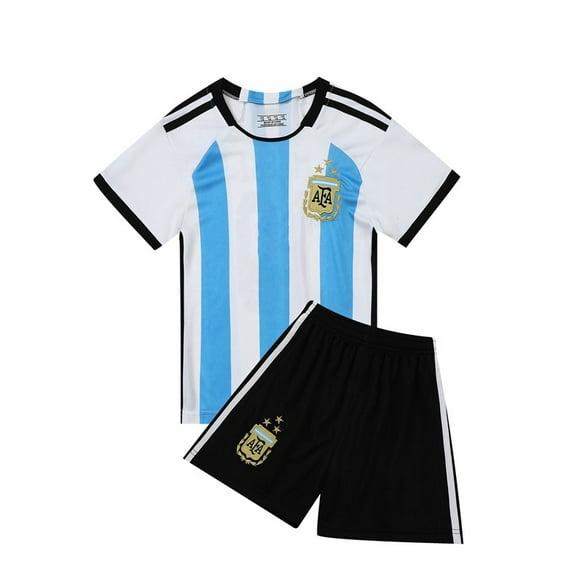Ensemble de Vêtements de Football pour Enfants Coupe du Monde de Football Maillot d'Entraînement Masculin