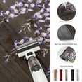 thumbnail image 5 of Large Area Rugs 6'x9', Purple Flowers Carpet Runner Indoor Outdoor Rugs Home Decor Aesthetic, Weeping Spring Floral Wooden Pastoral Non Slip Mats Washable Accent Rug for Living Room Bedroom, 5 of 8