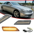 thumbnail image 2 of Suitable for 2006-2011 Benz W219 CLS grade transparent amber LED front corner side marker light-, 2 of 3