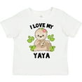 thumbnail image 3 of Inktastic Cute Sloth I Love My Yaya with Green Leaves Boys or Girls Toddler T-Shirt, 3 of 5