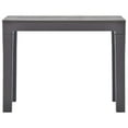 thumbnail image 2 of vidaXL Garden Benches 2 pcs Mocca Plastic, 2 of 4
