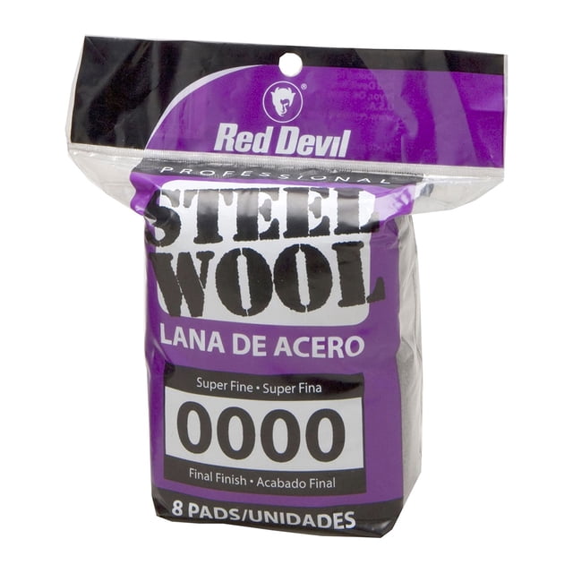 Lana de Acero Super Fina Red Devil Super Fino 8 Unidades