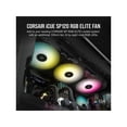 thumbnail image 3 of CORSAIR iCUE SP120 RGB ELITE Performance 120mm PWM Single Fan, CO-9050108-WW, 3 of 16