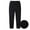 Black, variant on Men's Casual Pants Mens Pants Straight Fit Elastic High Waist Drawstring Pocket Trousers Plaid Vintage Loose Trousers Anniversary Fall Winter Pants