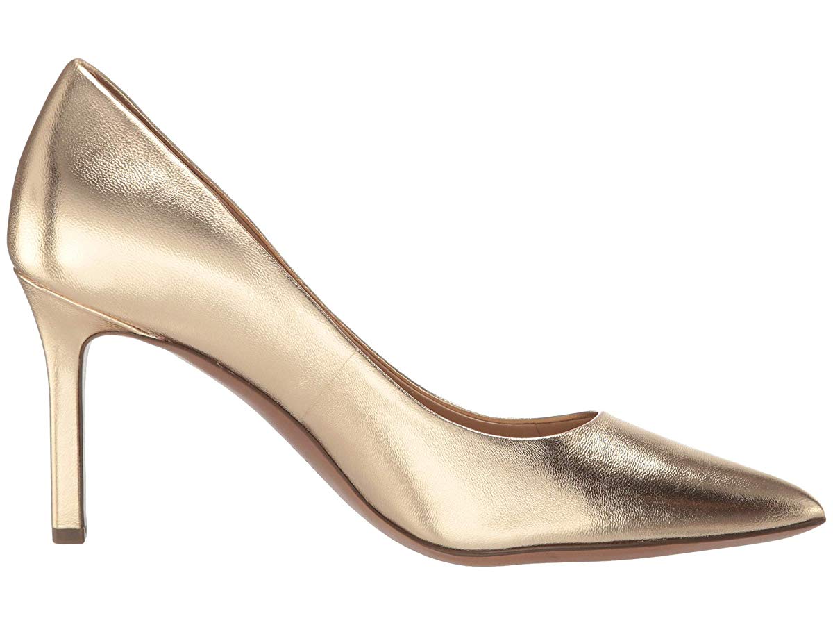 naturalizer gold pumps