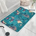 thumbnail image 3 of Colorful Fantasy Creatures UFO Flannel Non Slip Door Rugs,Washable Door Mats Indoor,Decorative Door Mats,Dirt-Resistant and Absorbent Doormat for Entrance,Bedroom,Kitchen,Bathroom,31.5"x17", 3 of 4