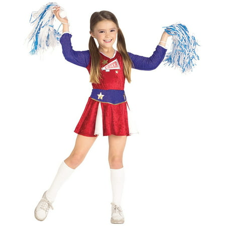 Child Girls Cheerleader Outfit Costume