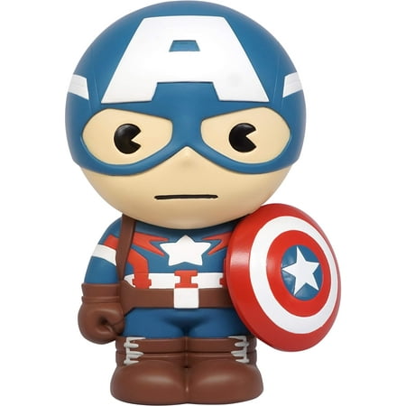 UPC: 0077764691621 | Marvel Captain America – Baby- PVC Figural Coin Bank by Monogram – Large