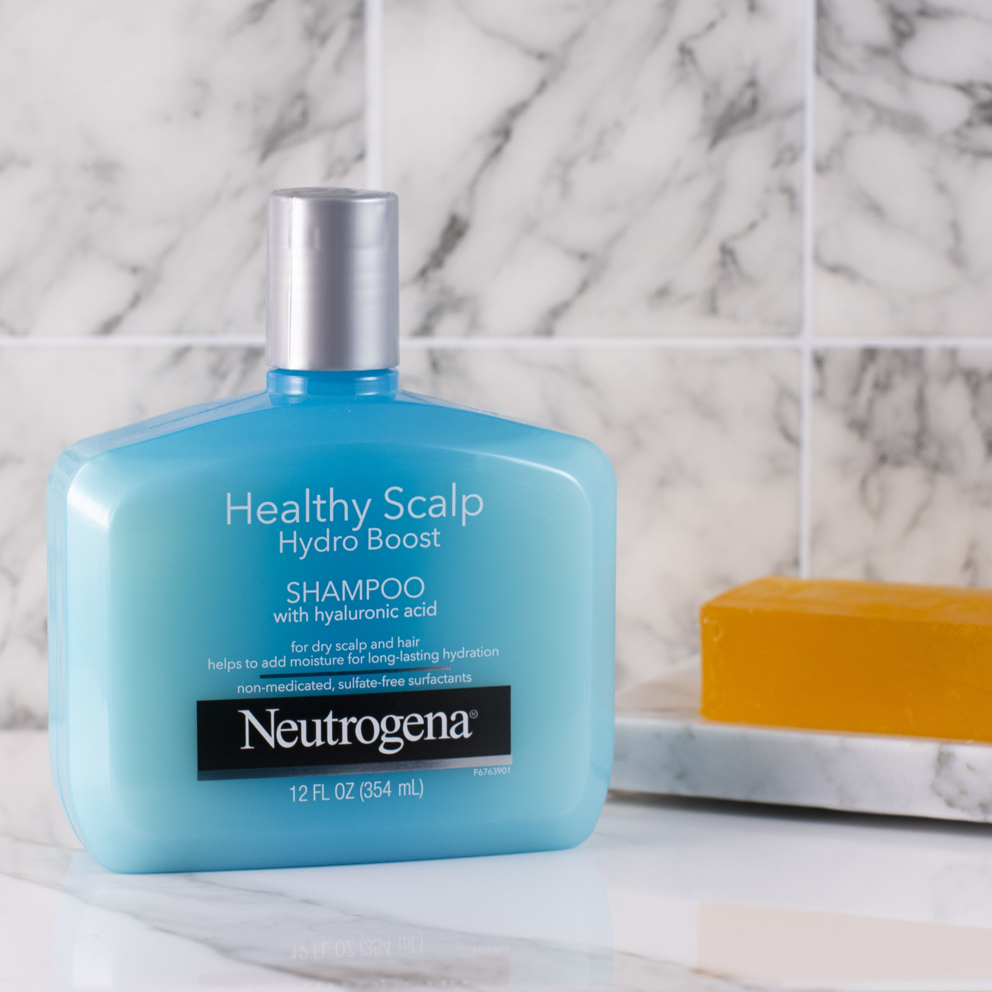 Neutrogena Hydrating Shampoo for Dry Scalp & Hair with Hyaluronic Acid, 12 fl oz - image 4 of 12