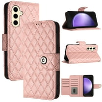 Allytechgroup Wallet Case for Samsung Galaxy A16 5G, Luxury PU Leather Shockproof Protective Flip Cover for Women Girls, Kickstand Folio Case with Card Slots Holder Wrist Strap Lanyard, Coralpink