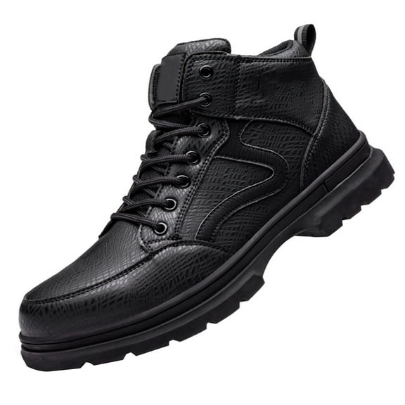 Work Shoes Men's Safety Shoes Breathable Steel Toe Shoes Non-Slip Lightweight Comfortable EU 39-44