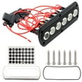 thumbnail image 1 of BUYISI Blue Push Button Switch 12V Smart Board 6 Gang Switch Panel For Rv Boat Truck, 1 of 5