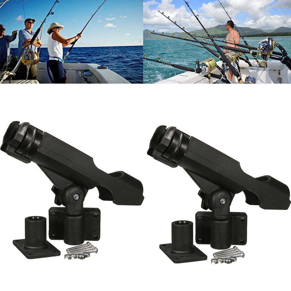 Fishing Rod Holder,Adjustable Rotatable Plastic Fishing Rod Boat Canoeing Rowing Mount Kit Kayak