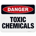 thumbnail image 1 of Danger Toxic Chemicals Sign, OSHA Danger Sign, 24x30 Reflective Aluminum EGP, 1 of 1
