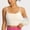 36#White, variant on Women's Spaghetti Strap Tank Tops Camisole Tank Tops Tube Slim Fitted Basic Cami Crop Top Beige,Size L