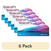 (6 pack) ScleralFil Preservative Free Saline Solution, 0.34 Fl Oz Vials, 30 Count