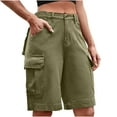 thumbnail image 2 of POROPL Shorts for Women Casual Shorts with Pockets, 2 of 8