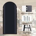 thumbnail image 7 of Anyrose 71" x 30" Arched Full Length Mirror Dressing Mirror Wall Mounted,Black, 7 of 7